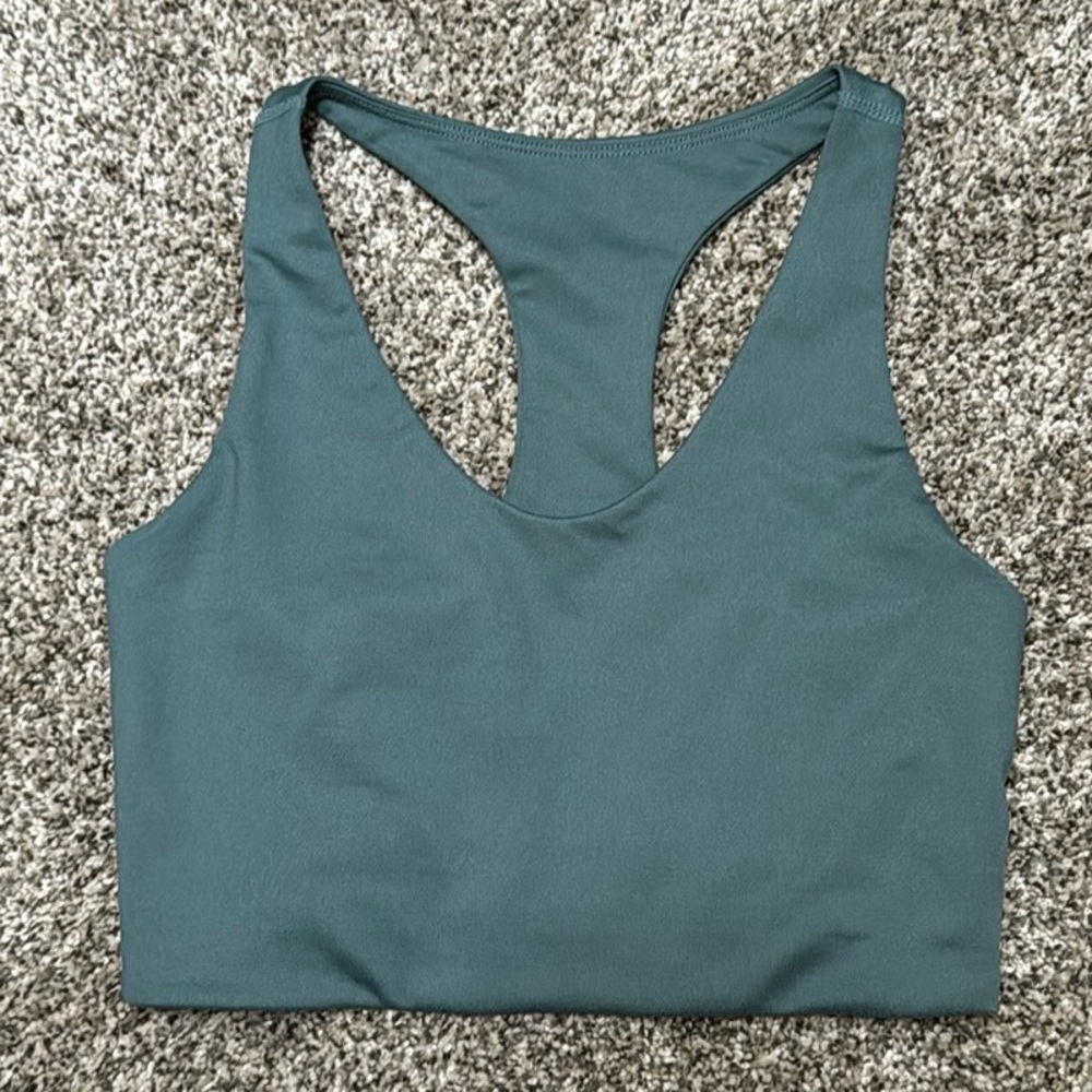 Z by Zella | Stretch Longline Racerback Bra | Light Green | S